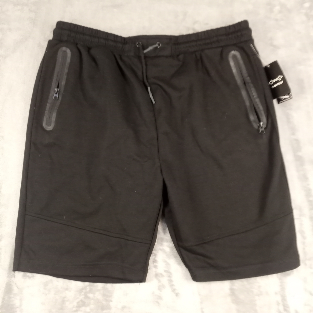 Wicked Stitch Men's Performance Drawstring  Black Fencee Shorts XXL NWT